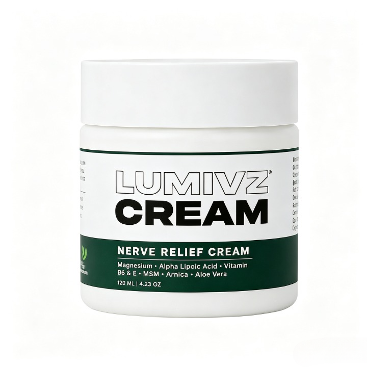 Feel the Difference in as Little as 7 Days LUMIVZ Nerve Relief Cream