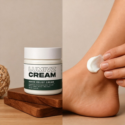 Feel the Difference in as Little as 7 Days LUMIVZ Nerve Relief Cream