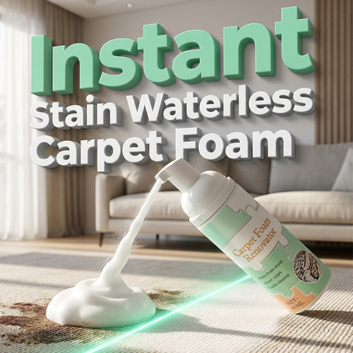 ⏳Buy 2 Get 1 Free✨Waterless Carpet Foam Stain Remover with Towel
